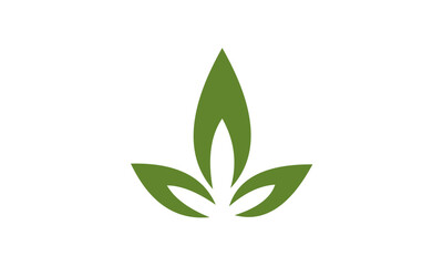 green leaf vector
