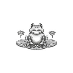 frog vector art and illutration design