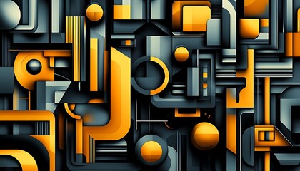 A modern abstract background featuring intricate geometric patterns
