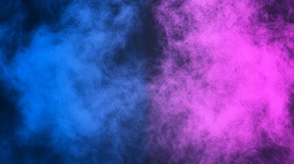 Obraz premium Abstract Blue and Pink Smoke Cloud Background