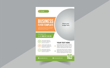 Corporate Unique Business flyer design template in A4 size, infographic, modern layout, editable bundle, marketing print material design, Magazine, Poster,