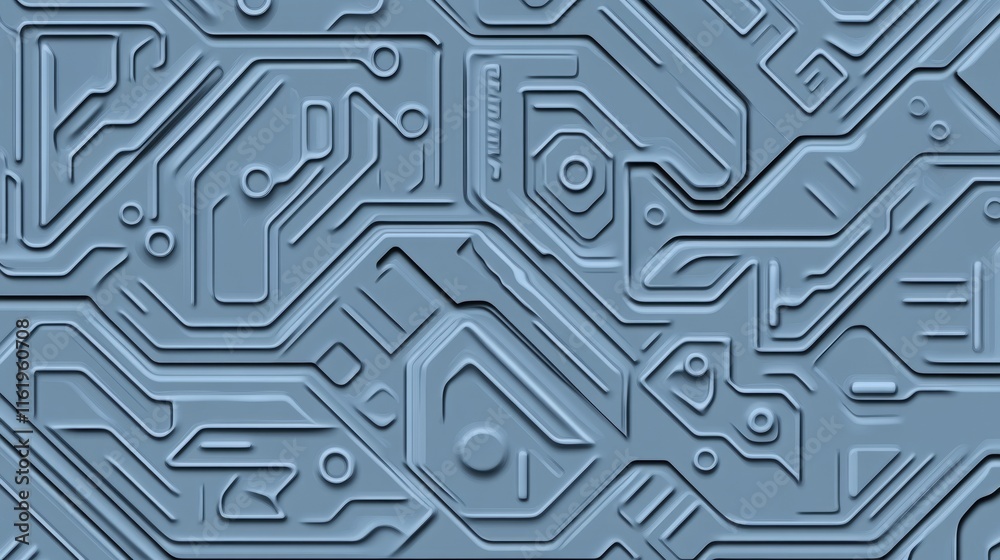 Poster abstract circuit board texture design pattern