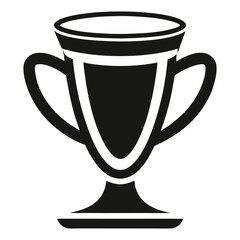 Logo of a Cup Silhouette Set Against a White Background