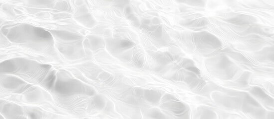 Abstract white water surface texture with subtle ripples and reflections.