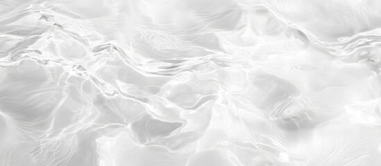 Obraz premium Abstract grayscale image of flowing water with ripple texture.