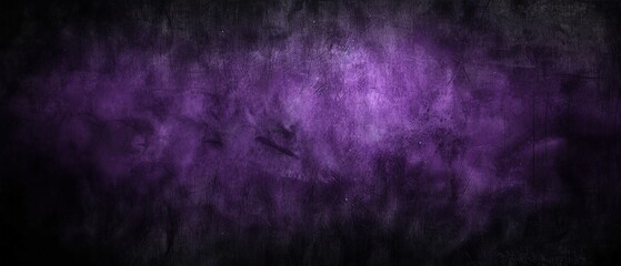 Obraz premium Dark purple black grainy background