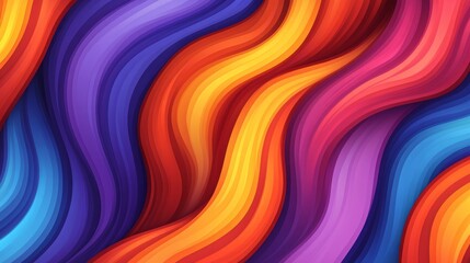 Obraz premium Abstract Colorful Wave Pattern Design Background