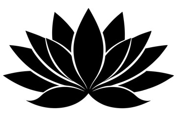 black and white flower