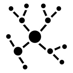 Concept Map Line Icon