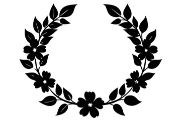 laurel wreath vector