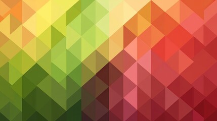 Obraz premium Abstract Geometric Pattern Warm Hues and Triangles