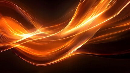 Curved lines weaving together in a smooth flowing motion creating a harmonious visual effect