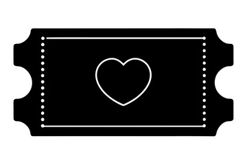 heart shaped blackboard