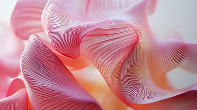 Fluid motion of soft curves forming a harmonious flow of continuous, gentle movement