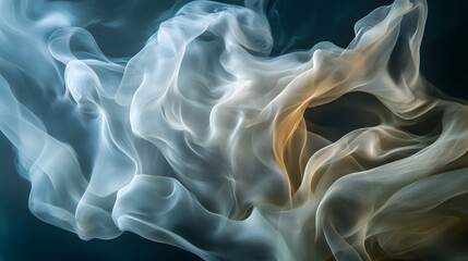 Obraz premium Softly curving lines that flow together in a graceful pattern of fluid movement and energy