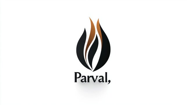 A stylized logo featuring flame-like shapes and the word "Parval," suggesting energy or warmth.