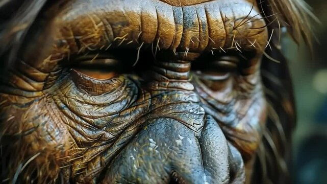 Early existence: displaying prehistoric life focused on primitive man, basic living conditions, and the connection to nature in a time long past.