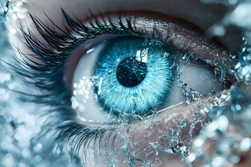 Eye care illustration, depicting the importance of eye care for every individual in celebration of National Eye Care Month.