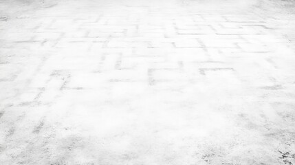Abstract Maze Pattern on White Textured Surface