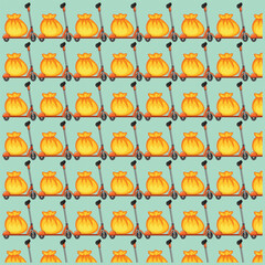 seamless halloween pattern