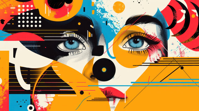 Creative web banner design, bold typography, eye-catching layout for modern branding