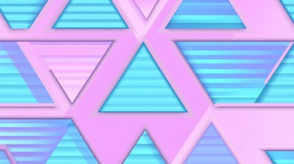 Abstract Pastel Triangle Pattern Design Background