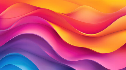 Fototapeta premium Dynamic banner graphic visuals, vibrant colors, appealing for digital audiences