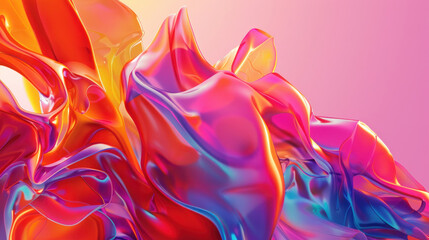 Obraz premium Dynamic sale banner visuals, vibrant colors, appealing for digital audiences