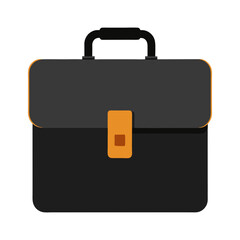 Leather Briefcase, Vector illustration, perfect for business, office, or professional themes.