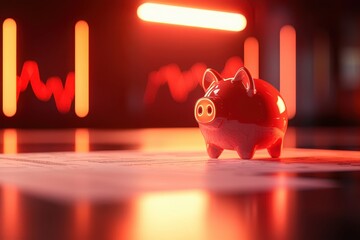 Financial planning insights tax documents and savings strategies office abstract design studio financial growth concept