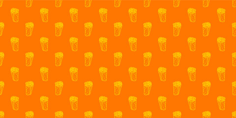 Kebab Illustration Pattern. shawarma pattern background. burrito pattern background. Rolled Sandwich doodle illustration