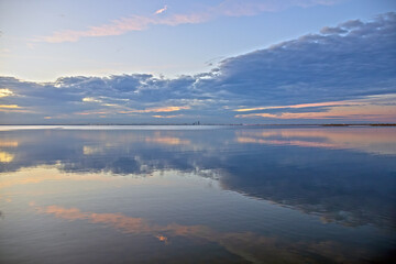 December sunset in Daphne, Alabama