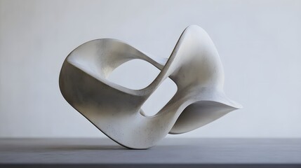 Pieces of abstract forms coming together to create a unified and fluid design