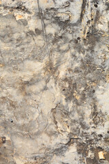 Detail of a stone surface on a sunny day