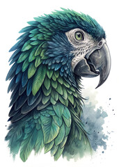 Fototapeta premium blue and yellow macaw ara