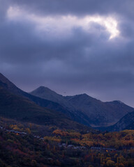 Agila among the Erillavall mountains of the Bohí Valley