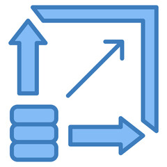 Scalability Icon Element For Design
