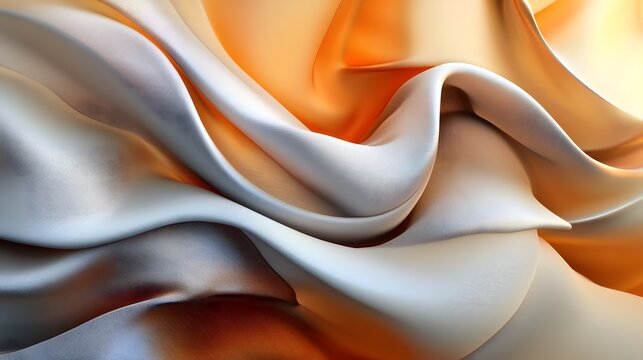 Sharp angular shapes layered on a smooth gradient surface with contrasting hues for dramatic effect