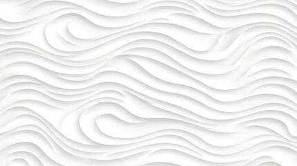 Obraz premium Abstract White Wave Pattern Background Texture (2)