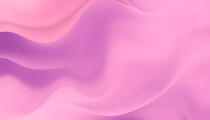 Obraz premium Pink Abstract Waves - Serene Pastel Fluid Design