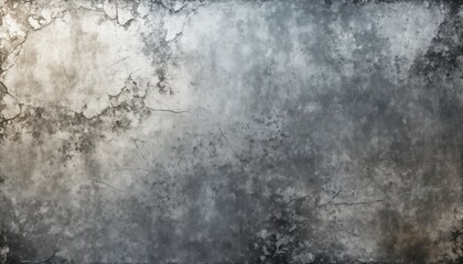 Obraz premium Rustic silver surface with faded grunge effects