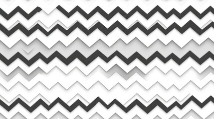 Abstract Zigzag Pattern Gray and White Geometric Design