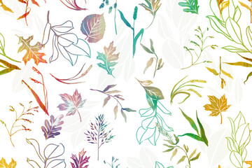 Fototapeta premium Folk art and Floral design Carpet with modern Pattern and texture having trending colors in high resolution 