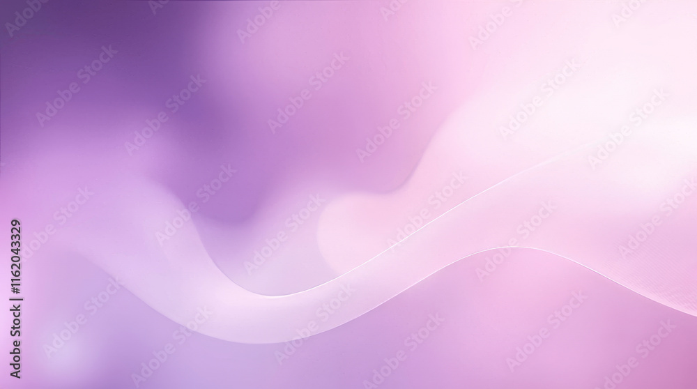 Poster soft pastel colors blend seamlessly, creating a calming backdrop with gentle curves