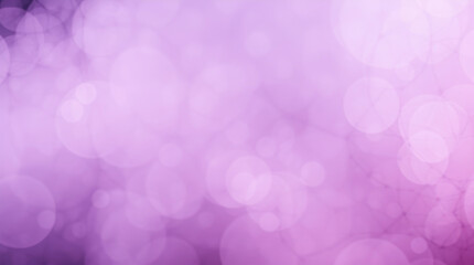 Abstract purple bokeh background creating festive atmosphere