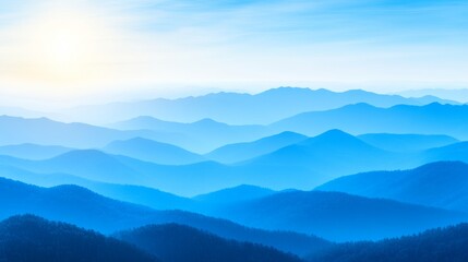 Blue Ridge Mountains A Serene Panorama of Peaks