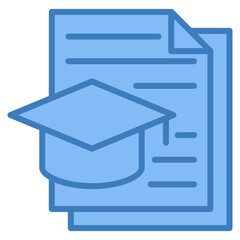 Training Document  Icon Element For Design