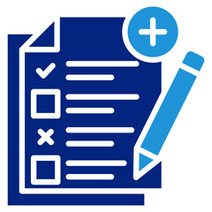 Exam Icon Element For Design