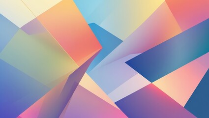 Fototapeta premium Vibrant Geometric Shapes Background
