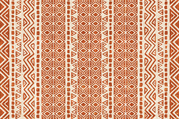 Kilim and Aztec Carpet modern Pattern with trending colors in high resolution
